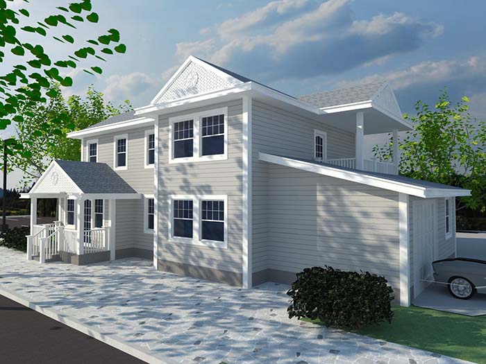 私人別墅-美式風(fēng)格-260㎡